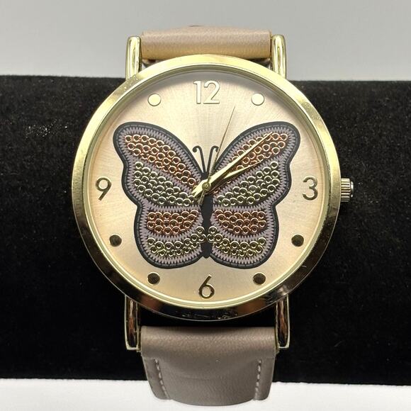 Gold Butterfly Men's Watch - Picture 2 of 5